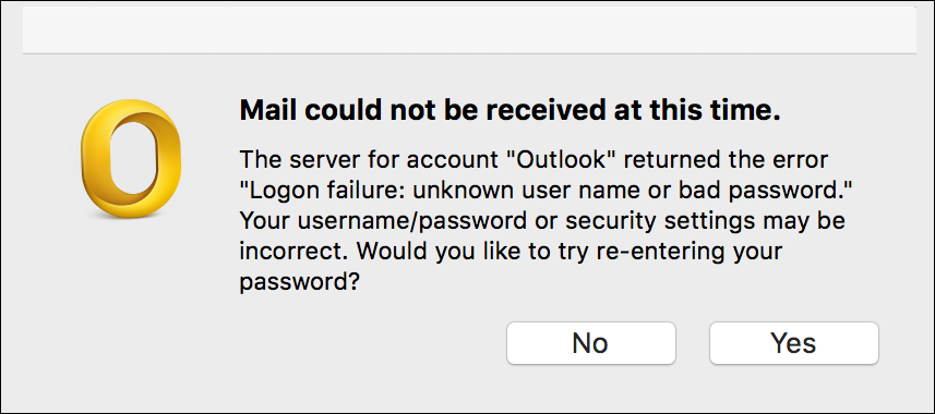 office 365 for mac password prompt
